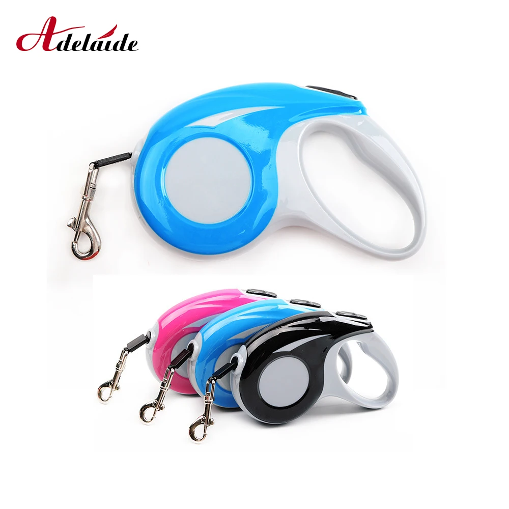 Roulette For Retractable Dogs Leashes Auto 3M/5M Cats Dog Collar Lead Puppy Nylon Small Medium Big Traction Rope | Дом и сад