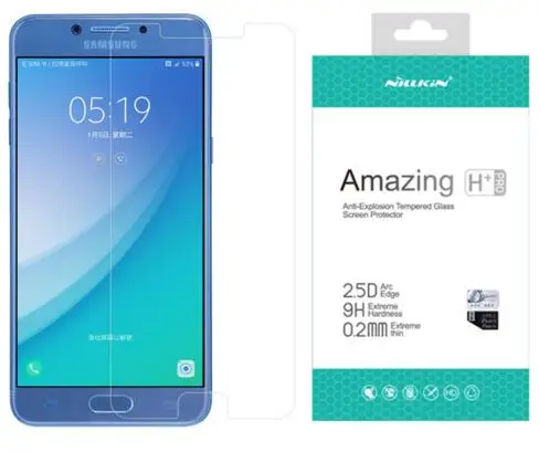 Nillkin Удивительный Н + Pro 0.2 мм Против Взрывов 9 9н 2.5D Закаленное Стекло Для Samsung Galaxy C5