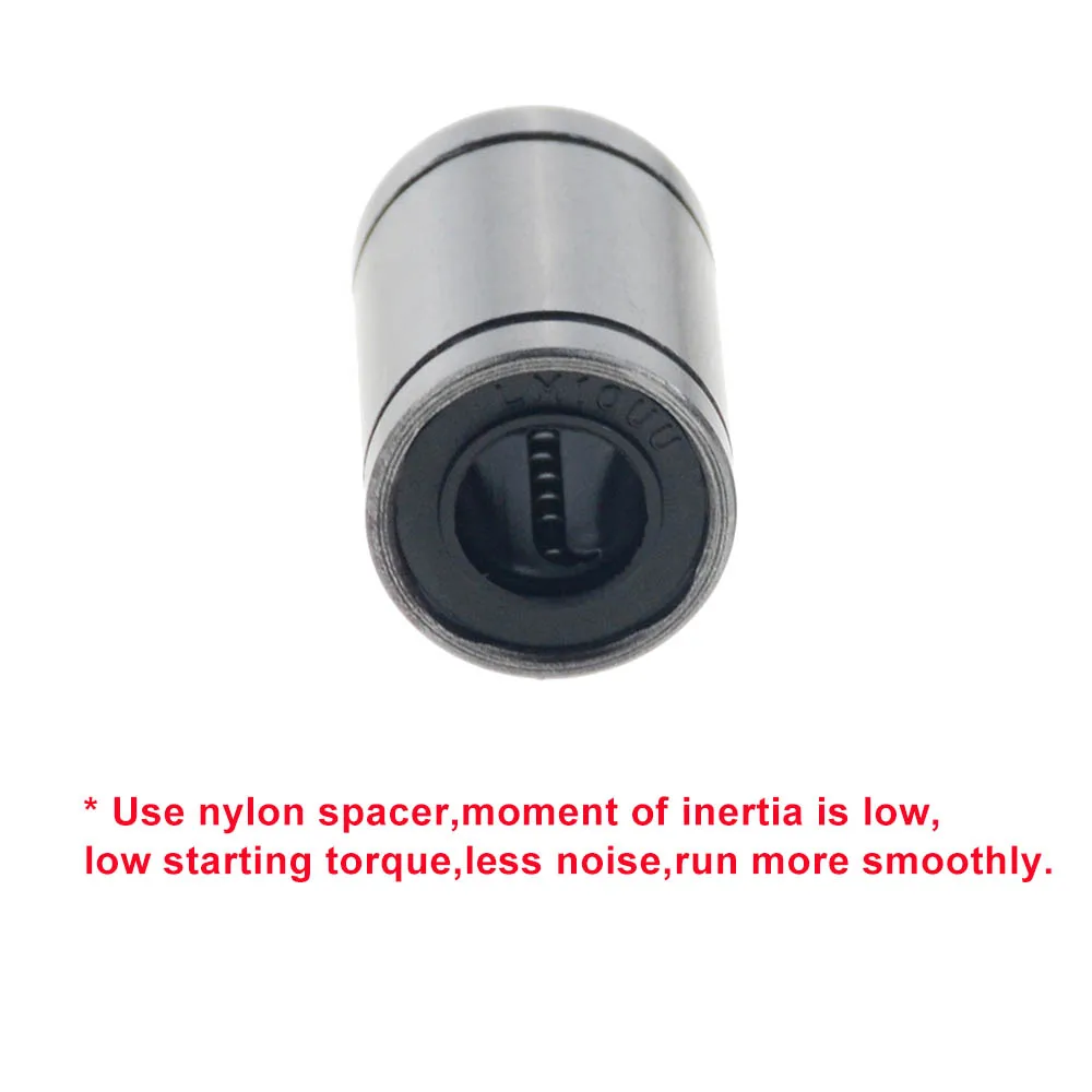 1 قطعة الخطي تحمل LM3UU LM4UU LM5UU LM6UU LM8UU خطي جلبة 8 مللي متر CNC المحامل الخطية ل قضبان بطانة السكك الحديدية الخطية أجزاء عمود