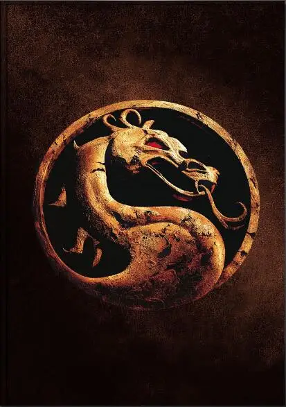 

Mortal Kombat Logo Movie SILK POSTER Decorative Wall painting 24x36inch