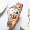 Relojes de señora CURREN nuevo diseño de moda mujer reloj Casual elegante mujer relojes de pulsera de cuarzo con pulsera de acero inoxidable ► Foto 2/6