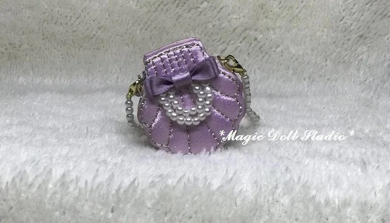 [MG589] Новинка Blyth кукла аксессуары# Slik оболочки сумка подходит для Neoblythe кукла azone мешок для розничной торговли - Цвет: Фиолетовый