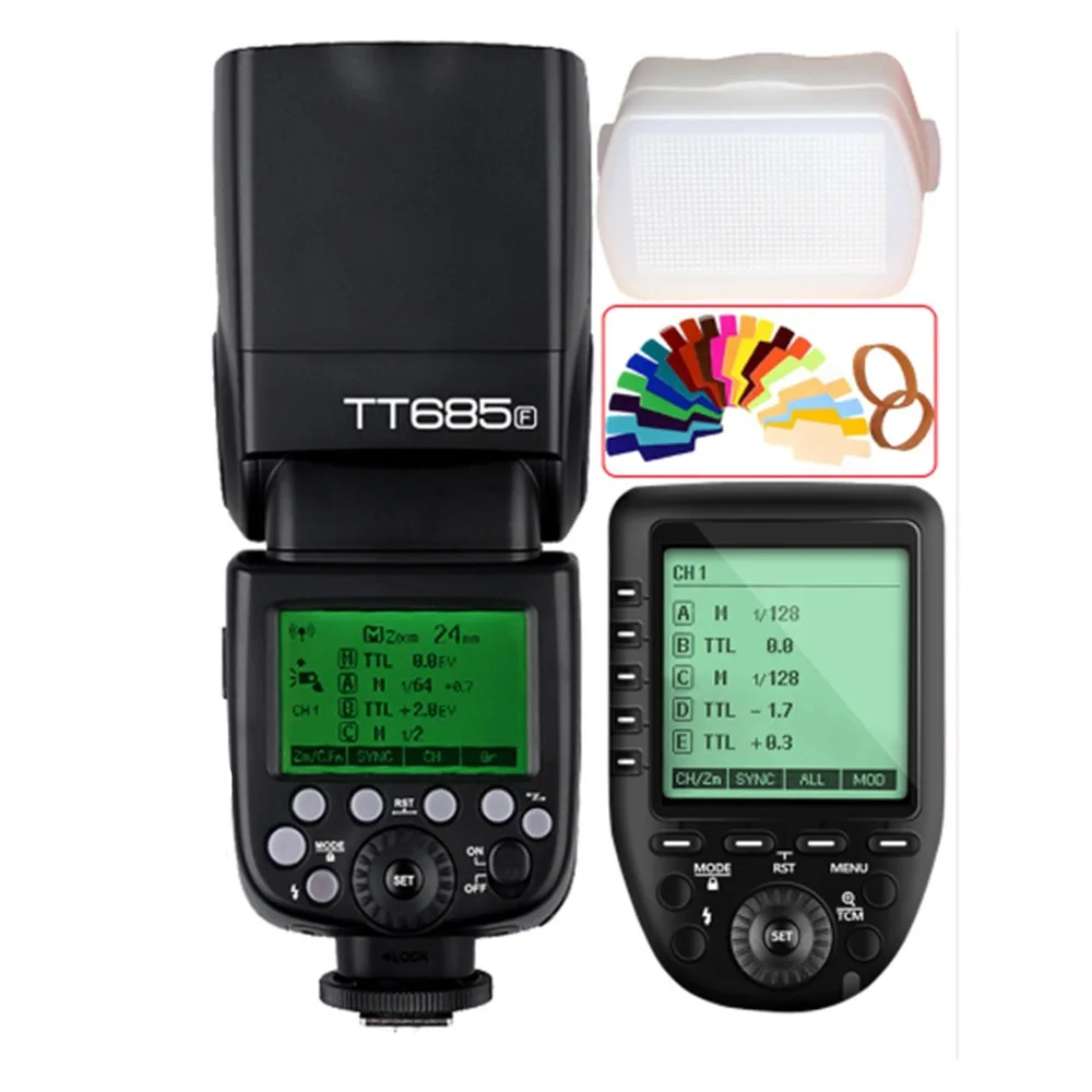 

TT685F 2.4G HSS 1/8000s TTL Camera Flash + XPro-F TTL Trigger for Fuji X-Pro2 X-Pro1 X-T20 X-T10 X-T2 X-T1 X100F X100T X-E3 X-E2