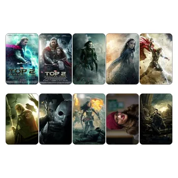 

Marvel Hero Movie Collectible Sticker Card Thor 2 The Dark World Mini Poster Decoration Scrapbooking Planner Stickers