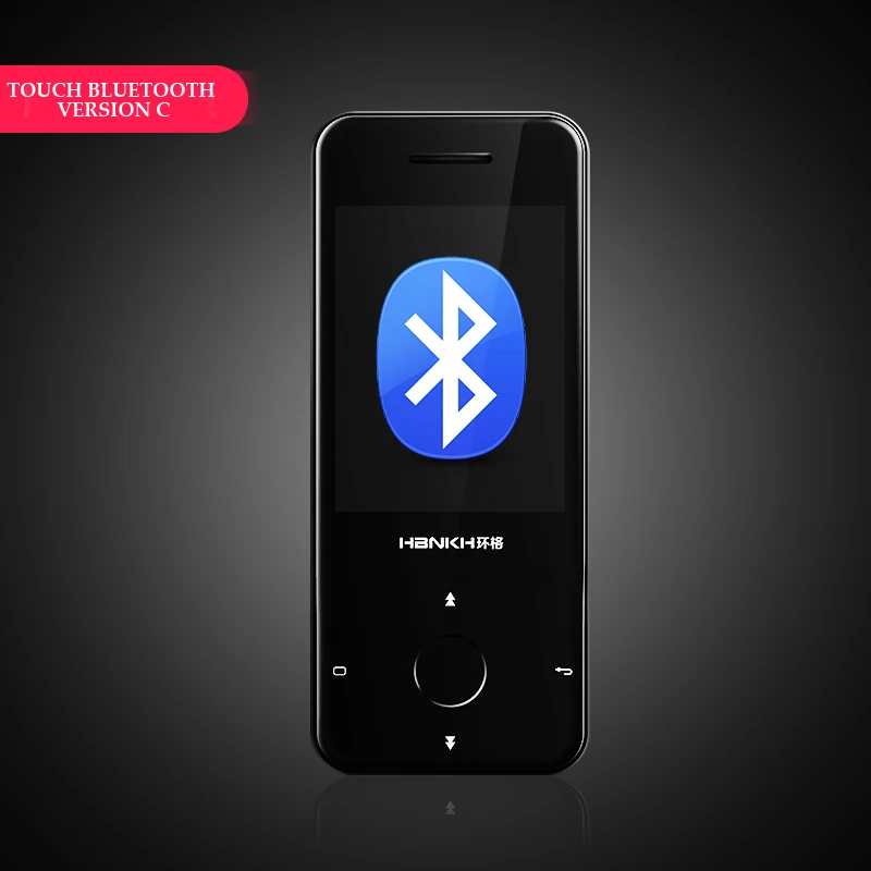 HBNKH H-R360 New Sports Bluetooth MP3 Player Lossless Music HiFi Player 2.4-inch Screen Plug-in Player With Earphone Screen FM