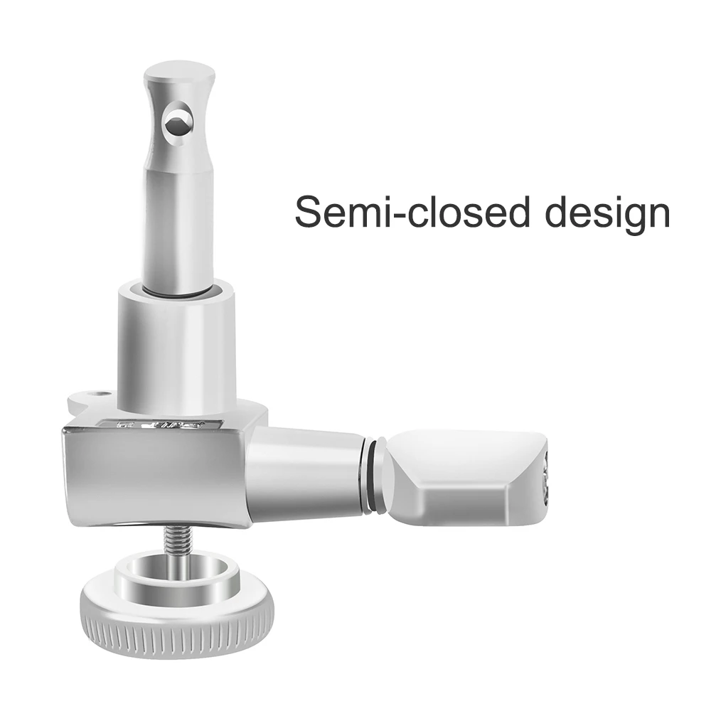 AKLOT блокировочный тюнер колышки головки 6 правое соотношение 18:1 для электроакустической классической гитары хром с 1 шт. гитары