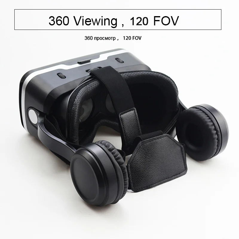 ВР shinecon 6 0 Google Cardboard Pro Version VR 3D очки виртуальной реальности и умный Bluetooth