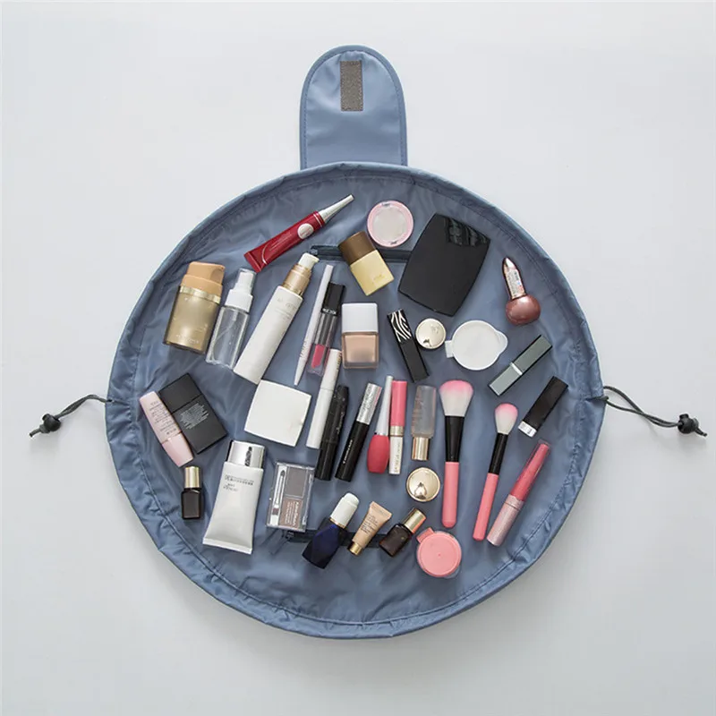 Портативный Красота Шнурок Путешествия органайзер для макияжа для хранения ювелирных изделий косметический