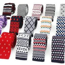 Абсолютно мужской вязаный галстук для отдыха с геометрическим вырезом, Модный Узкий Тонкий шейный галстук для мужчин, обтягивающие дизайнерские Галстуки