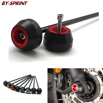 

MT-07 FZ-07 Falling Protection Motorcycle CNC Front/Rear Wheel Drop Ball Shock Absorber For YAMAHA MT07 FZ07 2014-2018