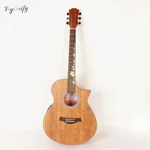 Завод под прямым углом Гитары грецкого ореха Топ акустической гитары