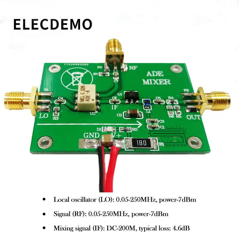 RF ADE 6 Passive Mixer Module Upconverting Downconverting 0 05M 250MHz Original MINI Device Design function 2