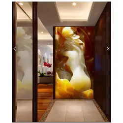 Обои 3d искусство росписи HD красивые нефрита резьба мраморные покрытия Домашний Декор Современная Настенная живопись для Гостиная обои