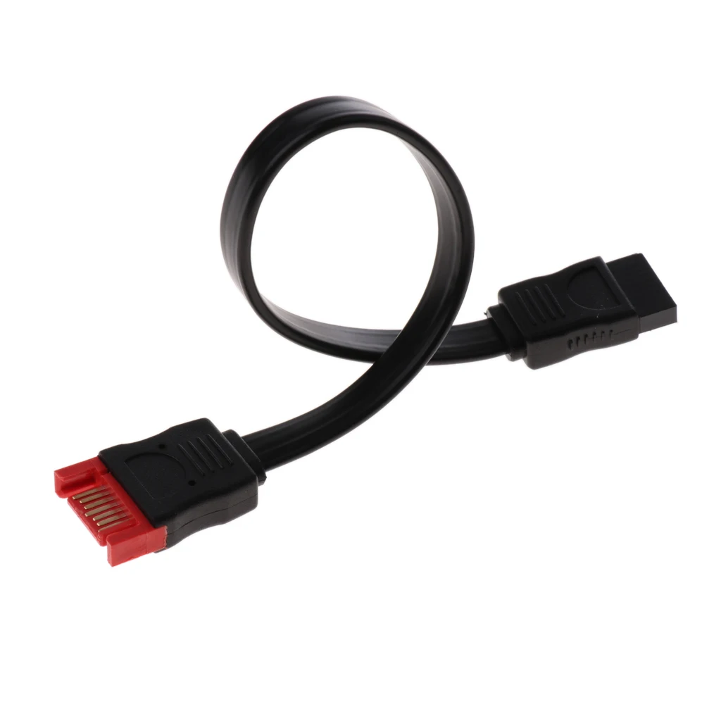 SATA 7Pin Male to Female Extension Cable Serial ATA Hard Disk HDD Data Cable