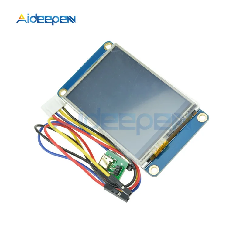 Интеллектуальный сенсорный ЖК дисплей Nextion HMI 2 4 дюйма 4x320 серия USART UART для Arduino