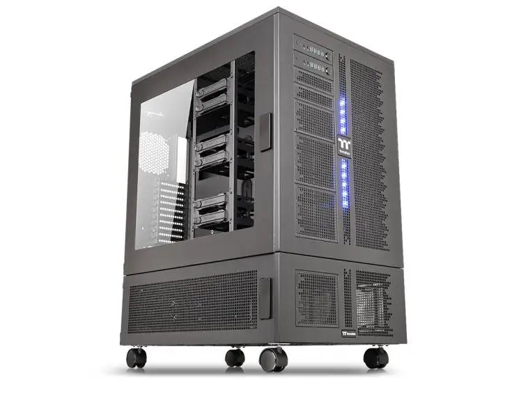 Special Price Tt Core WP200 Dual system chassis (dual system chassis/dual system workstation chassis personality assembly solution)