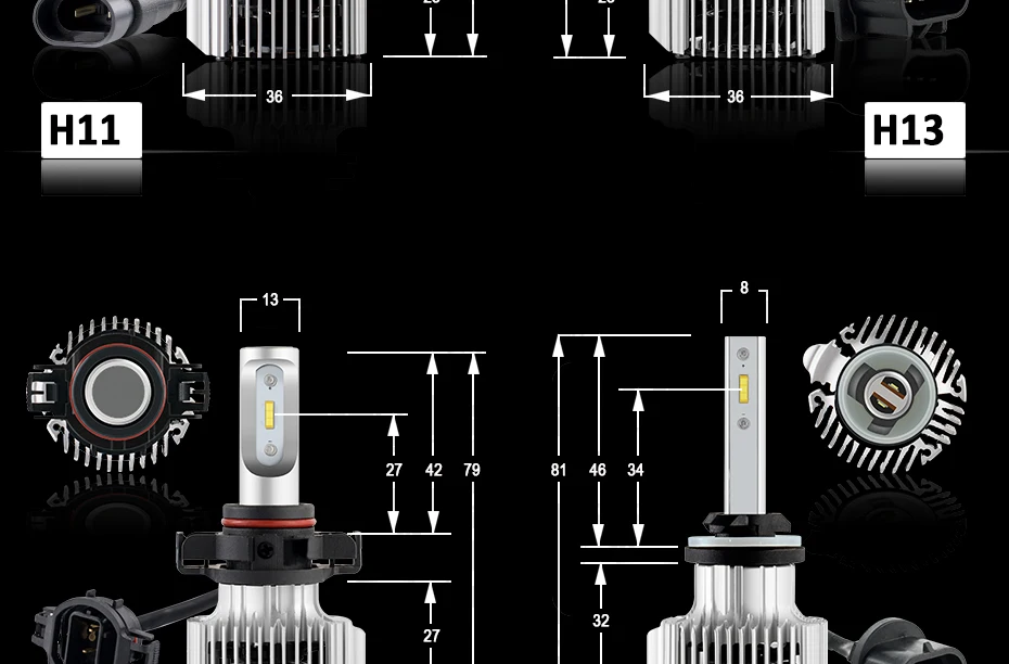 CNSUNNYLIGHT OSLAMP H4 H7 H11 LED (16)