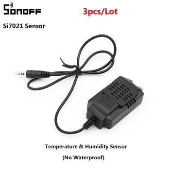 

3pcs New Sonoff Sensor Si7021 Smart Temperature Humidity Sensor Probe High Accuracy Monitor Module for Sonoff TH10 & Sonoff TH16