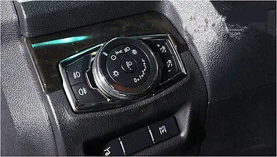 Серебристая накладка на переднюю фару автомобиля 1 шт. для Ford Explorer 2011 2012 2013 2014 2015