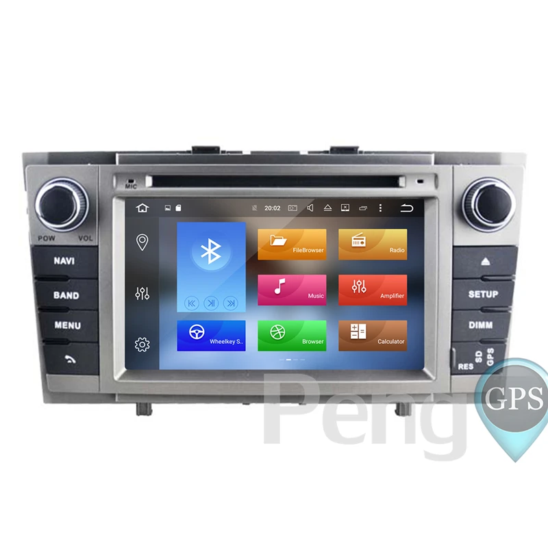 Android 9,0 Автомобильный CD dvd-плеер для Toyota Avensis T27 2009- gps навигация 1024X600 двойной Din радио мультимедиа 7 дюймов блок