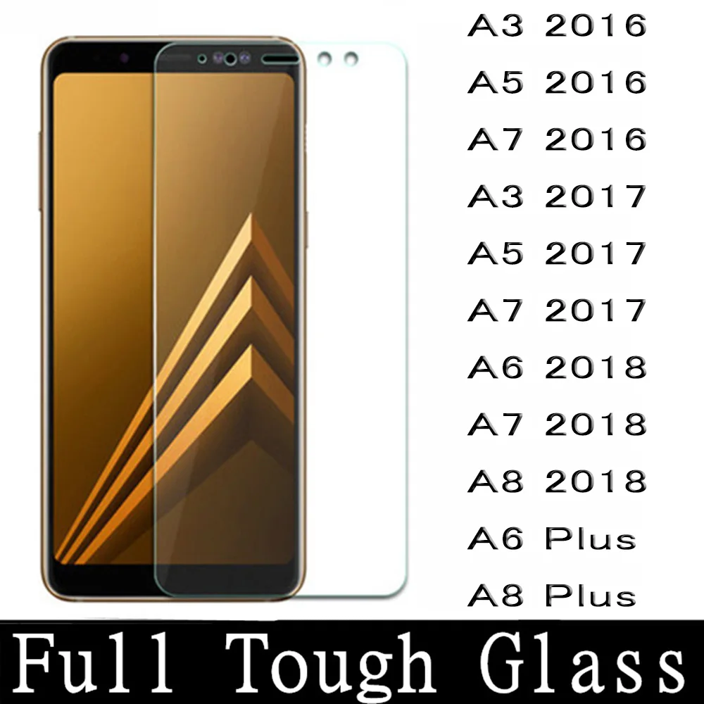 Для samsung Galaxy A6 A7 A8 защитная пленка из закаленного стекла для samsung A3 A5 A7 Экран протектор A6 A8 плюс Стекло