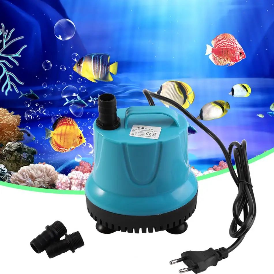 

Water Submersible Pump Plastic 2000L/H Fish Tank Water Pump With EU Plug For Aquarium,Pond Landscape,Fountain