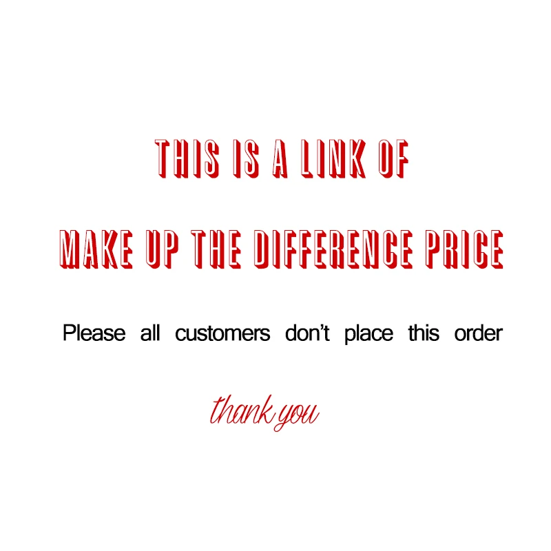 Shop Post Link Make Up the Difference Price Please don't Place order photo