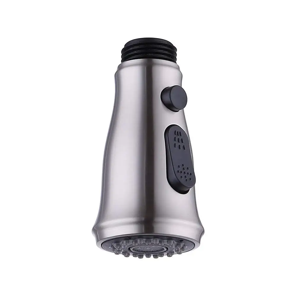 Brushed Nickel Kitchen Faucet Part, Pull Out Spray Head 2 Function