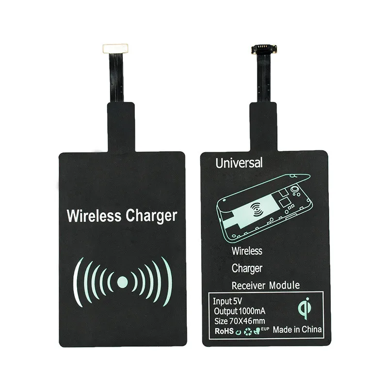 Universal Qi Wireless Charger Receiver Charging Adapter