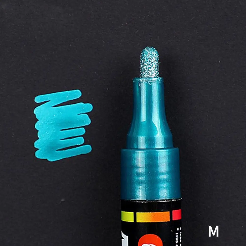 Permanent Tyre Paint Pen Car Motorcycle Bike Creative Marker Colourful Waterproof Oil Pen Rubber/Metal/Glass/Wood Tyre Paint - Цвет: M