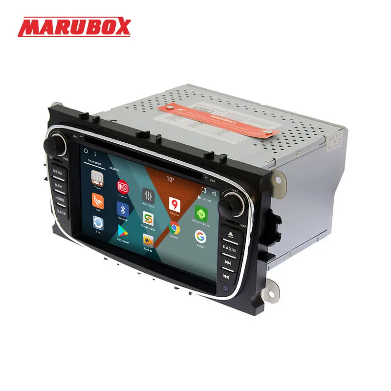 Sale Marubox 7A600MT8,Two Din,7 Inch 8 Core Android 8.1 Car DVD GPS For Ford Mondeo Focus 2 S-max 2007 2008 2009 2011 2013 with Radio 4