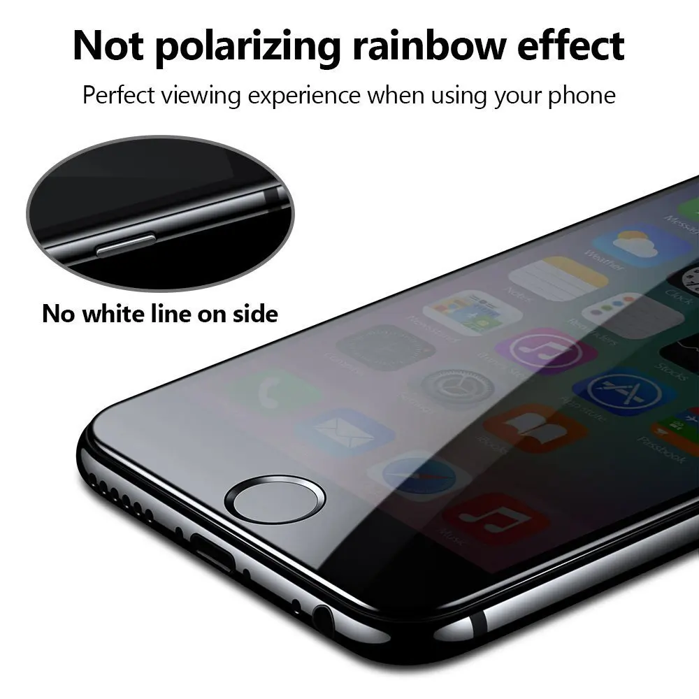 Защитное стекло закаленное 9H для iPhone X/10/8 Plus/6/6S/7/7plus/5D/4D/3D|Защитные стёкла и плёнки|