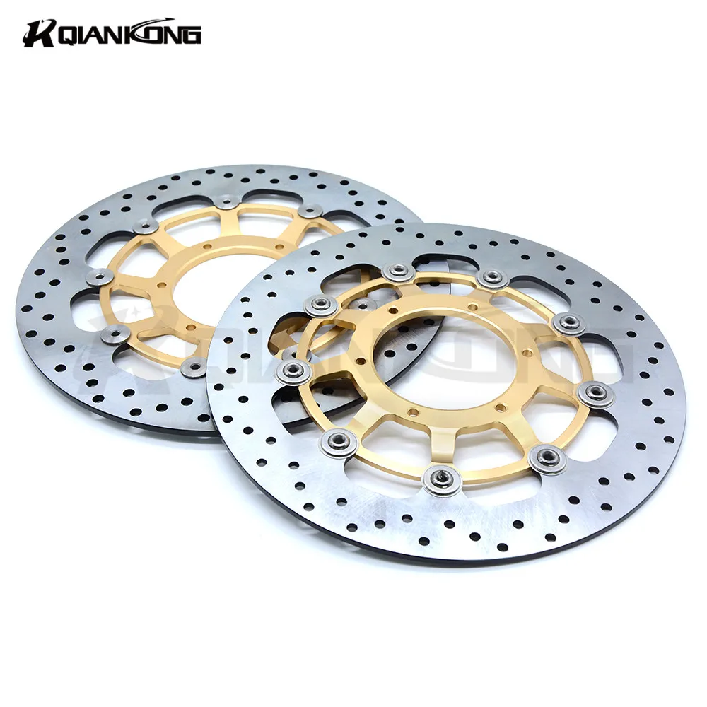 2PC Motorcycle Accessories Stainless Steel Front motorcycle disc brake rotors For HONDA CBR600 2007-2013
