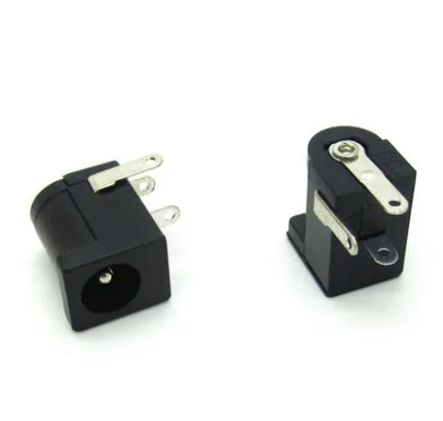 

200Pcs DC-005 Black DC Power Jack Socket Connector DC005 5.5*2.1mm 2.1 socket Round the needle