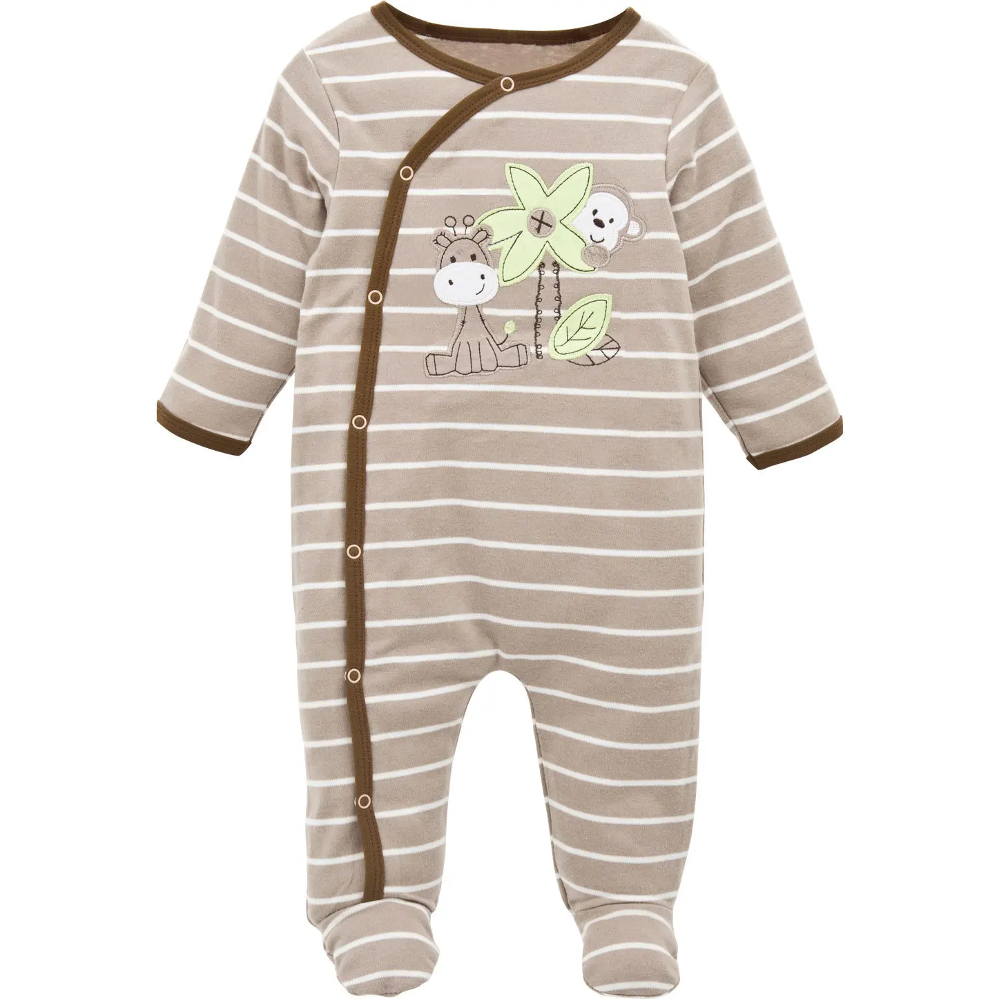 Новые Детские пижамы Детские Комбинезоны Одежда для новорожденных Нижнее белье с длинным рукавом хлопковый костюм осенний комбинезон для мальчиков и девочек - Цвет: Style 3