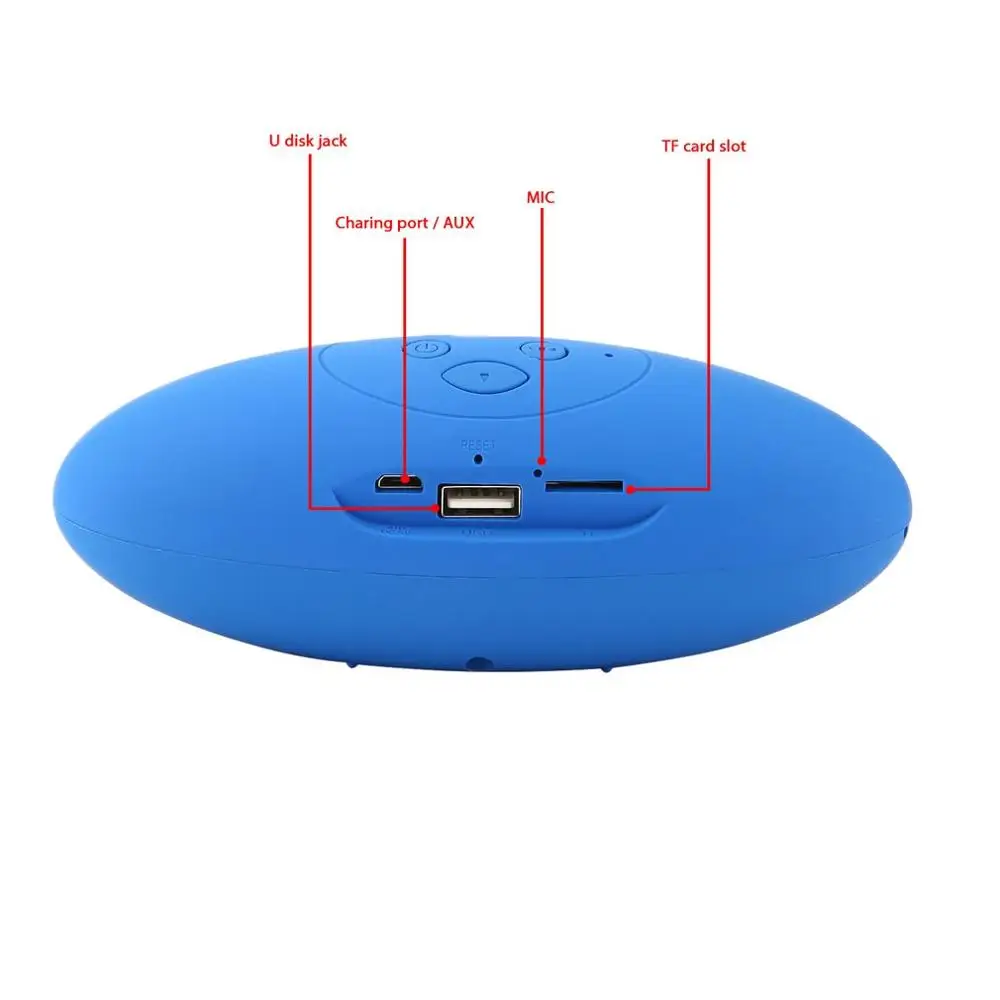 Мини Bluetooth динамик портативный беспроводной динамик звуковая система 3D стерео музыка объемный TF USB Super Bass Колонка акустическая система