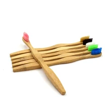 1 шт. прочный отбеливание здоровья экологичный Бамбук Зубная щетка для ухода за полостью рта зубов эко мягкие средние Деревянные Зубные щетки для взрослых