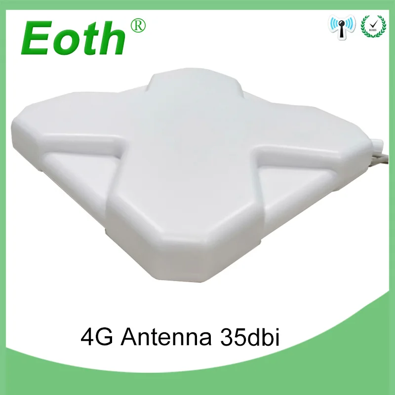 5 шт. Eoth 4 г LTE антенна SMA 2 м 4 г Antena 35dBi 2* SMA разъем для 4 г модем маршрутизатор повторитель+ SMA мама К CRC9 разъем