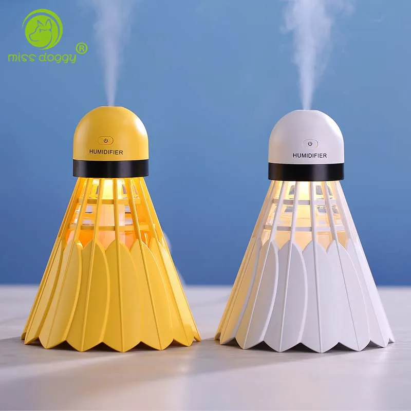 

Badminton Shape Funny Air Humidifier Face Protection Apparels Portable Purifier Mist Maker Fogger Mini Humidifier Products 10E