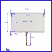 2pcs/lot 165*100 original new 7 inch car DVD navigation GPS touch screen panel 165mm*100mm handwritten