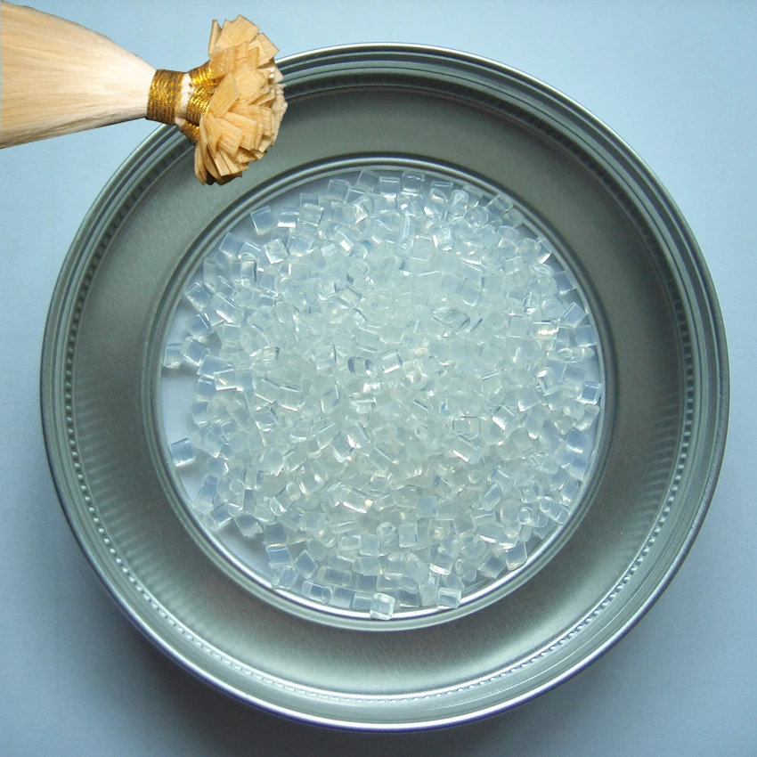 150g Italian keratina hair extension Grain Black Brown White Transparent Color for Fusion Nail Tip Stick Tip Hair extension