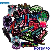 25pcs Retro Led Style Vintage Neon Stickers for Mobile Phone Laptop Luggage Guitar Case Skateboard Fixed Gear Bike Car Stickers 25pcs Retro Led Style Vintage Neon Stickers for Mobile Phone Laptop Luggage Guitar Case Skateboard Fixed Gear Bike Car Stickers