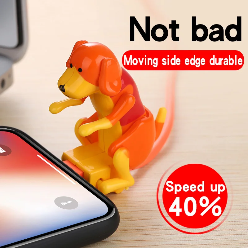 Новые мини игрушки для собак забавный щенок usb кабель зарядки Android iPhone смартфона