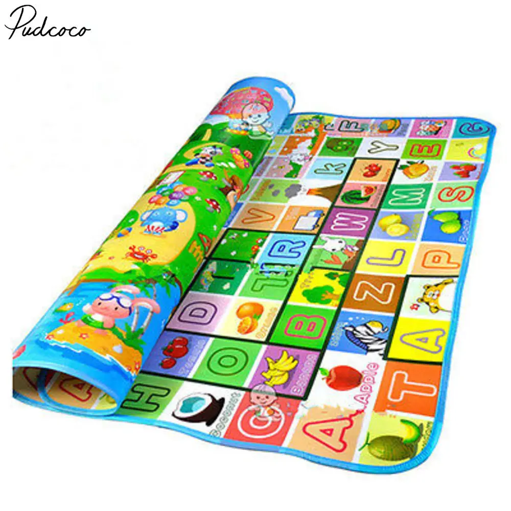 

Helen115 Lovely Newborn Baby Kid Crawl Play Game Picnic Carpet Letter Alphabet Farm Mat