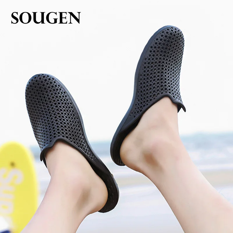 

Male Shoes Adult Man Casual Clogs Shoe Krasovki Men Waterproof Footwear Slip on Beach Wading Shoes Driving Shoes Large Size Plus