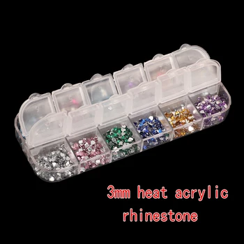 

1box/lot 1500pcs/box 2mm Flatback Small Tiny Heart Acrylic Rhinestone Strass Non Hotfix For 3D Nail Art Jewelry Craft Decorative