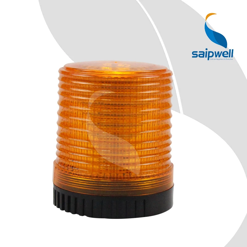 

IP54 waterproof in 12/24/110/220V AC/DC with screw connecting led yellow warning flash emergency traffic light beacon lamp