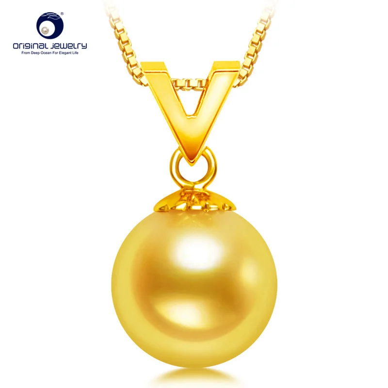 

[YS] Victory Design 18k Gold Au750 Pendant 8-8.5mm Natural Cultured Saltwater Japanese Akoya Pearl Pendant