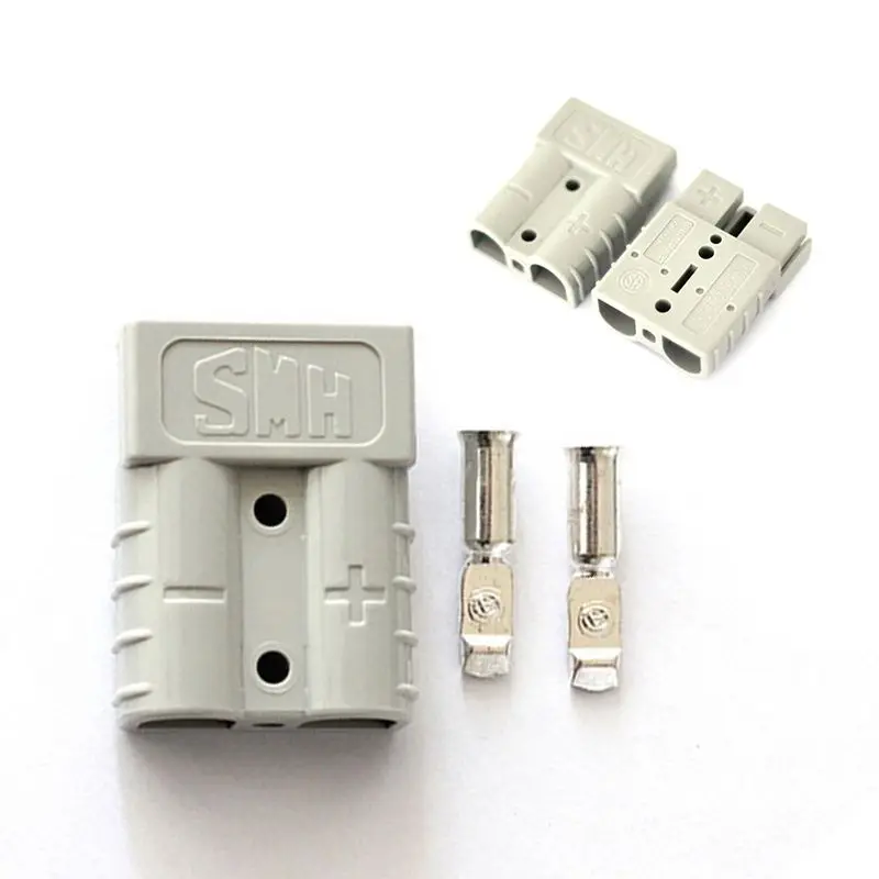 

New 50A 600V power plug connector (round hole) for Anderson Plug Power Pole Electrical Charger Battery Connector