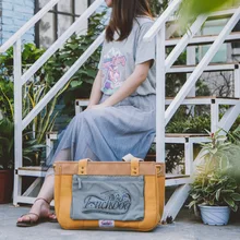 Складная летняя сумка для домашних животных, сумка для собак, сумка для кошек, Ретро стиль, повседневная Холщовая Сумка на плечо, сумка для собак Тедди, сумка на плечо